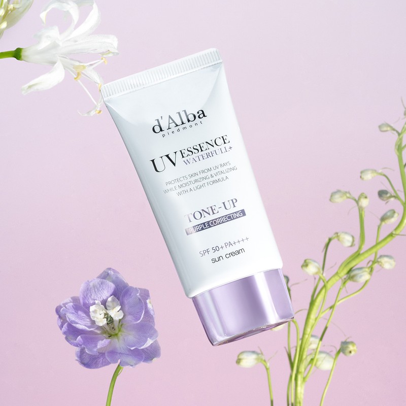Dalva [Cool-toned idol PICK!] Dalba Vegan Waterful Purple Tone-up Sun