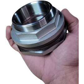 MiniBrew 1/2” NPT EZ Seal Weldless Bulkhead with EPDM Gaskets for Homebrewing