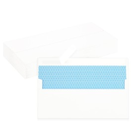 LIKAJON 50 Pack #10 Business Envelopes, White Standard Envelopes Self Seal, Letter Size Business Mailing Envelopes for Checks Letters Invoices Statements Birthday Graduation Wedding,4 1/8 x 9 1/2 Inch