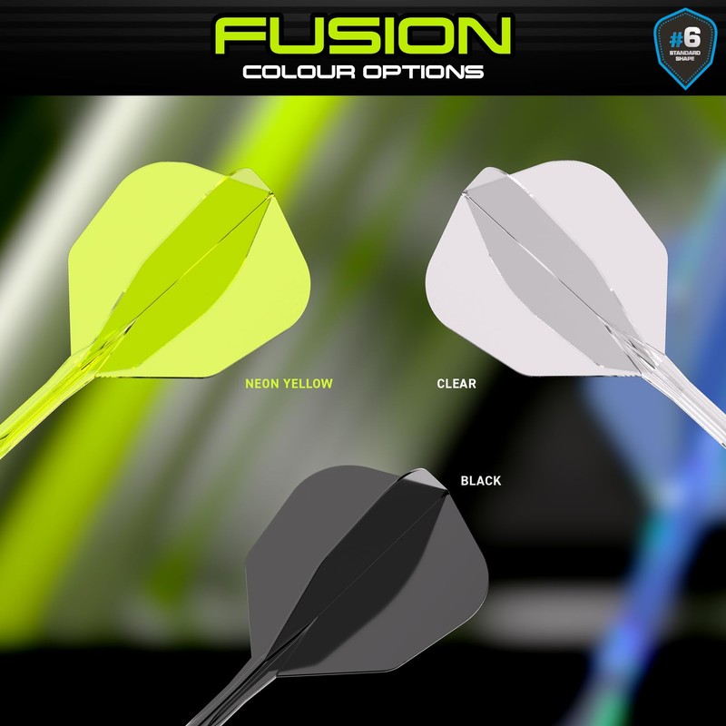 WINMAU Darts Fusion Integrated Flight & Shaft System - No.6