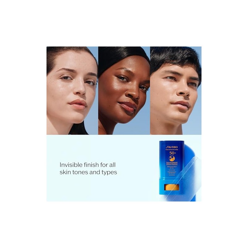 Clear Sunscreen Stick SPF 50 Plus by Shiseido for Unisex