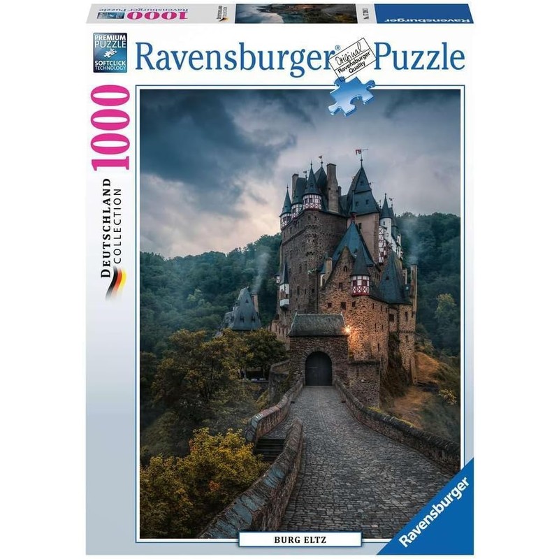 Ravensburger Rompecabezas de Castillo de Eltz, 1000 piezas, para adultos