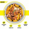 Zuvo Round Aluminium Containers – Pack of 20 Foil Flan