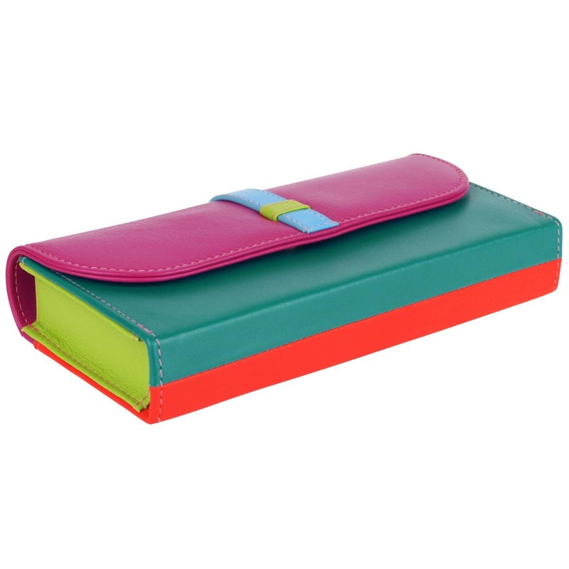 ili New York Colourful Leather Sunglasses Case, Paradise Multi