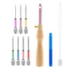 10 Pack Punch Needle Kit Adjustable Punch Needle Tool with