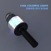 Q88 Microphone Wireless Bluetooth Karaoke LED Portable Handheld Black for