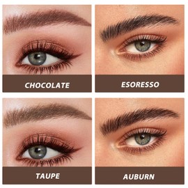 liftique - instant brow brush, Liquid Eyebrow Brush, Long-Lasting Quick Dry, Hair-like eyebrow pencil, Pressed Wild Brow Pencil (Esoresso)