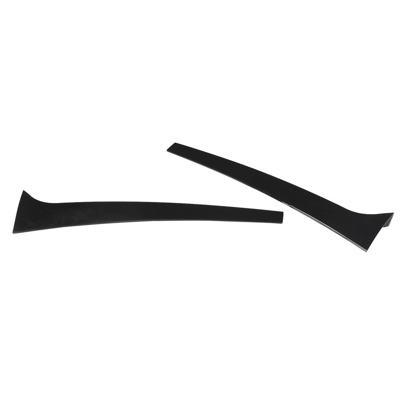 2PCS Rear Window Side Trim Gloss Black ABS Replacement for