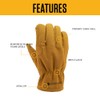 Carhartt A553 - Guantes de piel para hombre, Grande, G