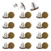 12 Pack Replacement Jean Buttons Pants Button Pins No Sew