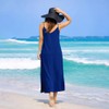 Miss Lavish London - Vestido de caftán largo con bolsillos
