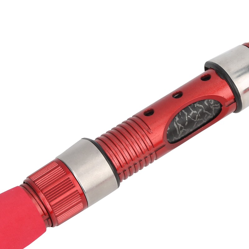 1.9m Portable Rotary Fishing Pole Outdoor Fiberglass Telescopic Casting Fishing