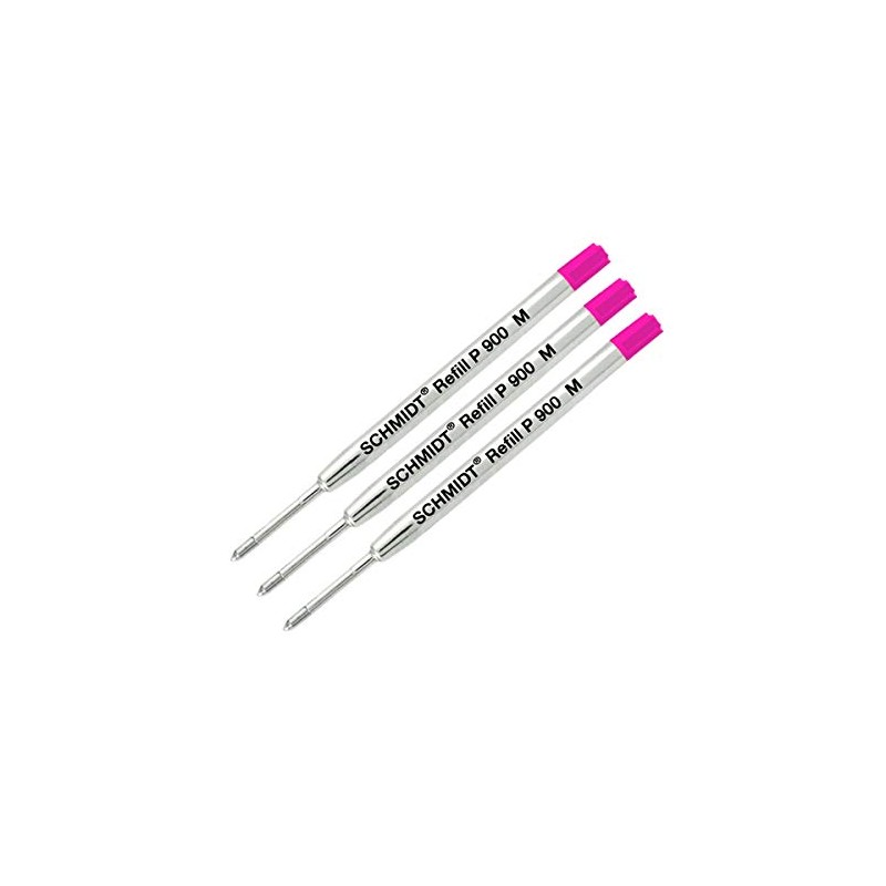 Schmidt P900 Parker Style Ballpoint Pen Refill, Medium Point, Pack