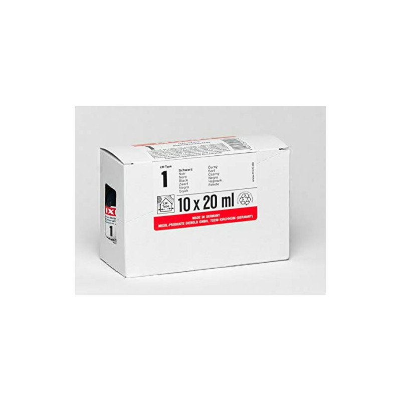 10 x Mixol 1 Black 20ml