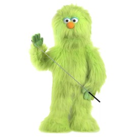 Silly Puppets 30" Green Monster Puppet, Full Body Ventriloquist Style Puppet