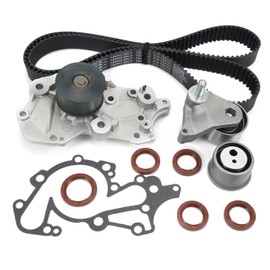 WINBEST Timing Belt Kit Water Pump Compatible with 2007-2009 for Hyundai Santa Fe, 2006-2010 for Kia Optima, 2007-2010 for Kia Rondo 2.7L