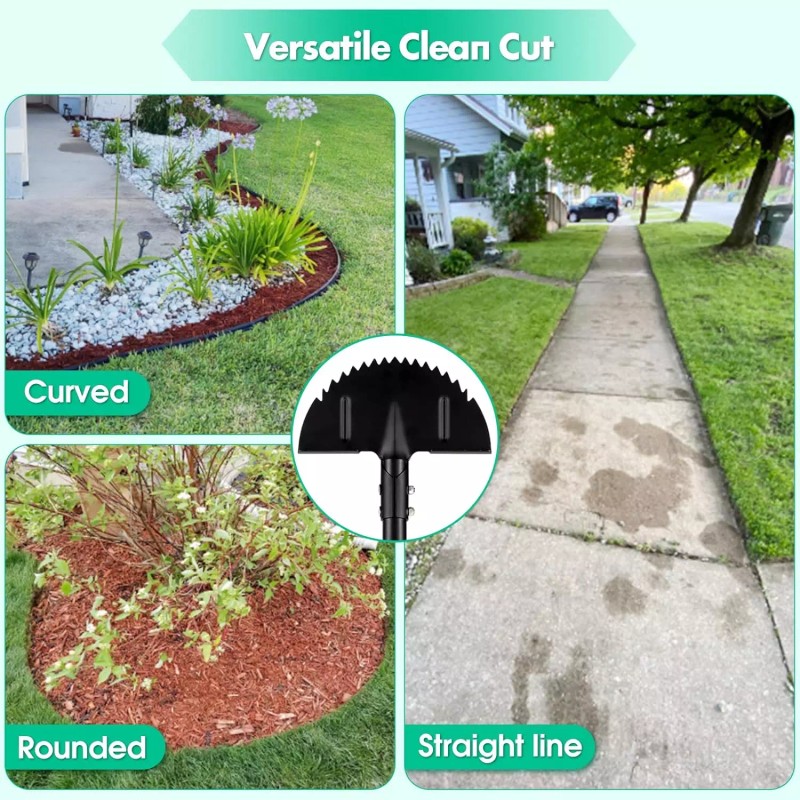 Nicecho Trenches Sidewalk Driveway Garden edging Lawn Landscape Grass weed
