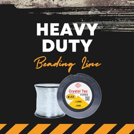 Genuine Crystal Tec Korea TPU Cord Clear Strong Stretchy Elastic Jewelry Making Beading String (100M, 1.2mm)