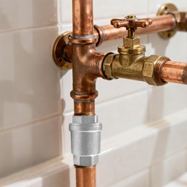 BesNPT 1" NPT Stainless Steel Spring Check Valve,One Way Horizontal and Vertical Inline Water Check Valve for Well, Pump