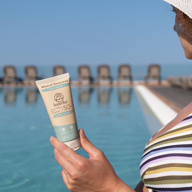 Suntribe Natural Mineral Organic Sun Cream Sport SPF 50/100 ml,