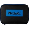 Nittaku 09BK/BL Racquet Case, Color Logo Case, 09BK/BL