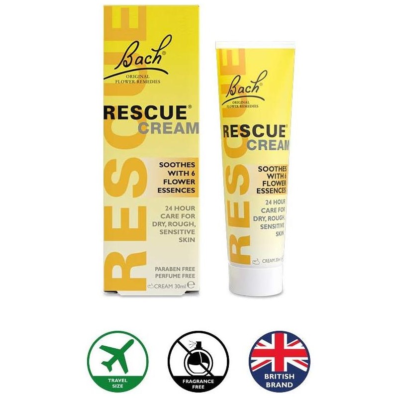  Bach Flower Remedy Rescue Cream 1.1 oz (30 g)