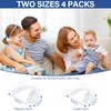 Vasmeiy Crunch Splint for Night, 2 Sizes, 4 Mouldable Mouth