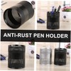 Operitacx Metal Black Anti-rust Round Pen Holder for Office Storage