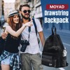 Moyad Backpack for Women Men, Semi-transparent Travel Casual Daypack Backpacks