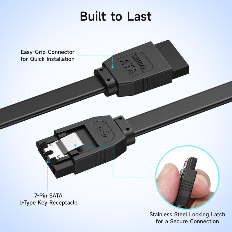 Cable Matters Cable Matters 3-Pack SATA Cable for SSD -