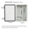 LMioEtool ABS Plastic Dustproof Waterproof IP65 Junction Box Hinged Shell