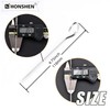 4.75" Flat Stainless Skewers,Mini Short Barbecue Needle Barbecue Skewers,Baking Rods,Corn