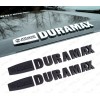 GM 2x Matte Black Allison Transmission Duramax Hood Emblem Badge