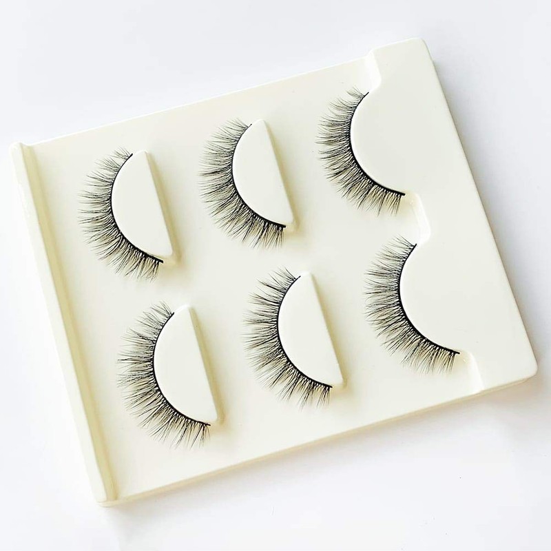 Musegetes 3D False Eyelashes, Popular Black Natural Axis Soft Core