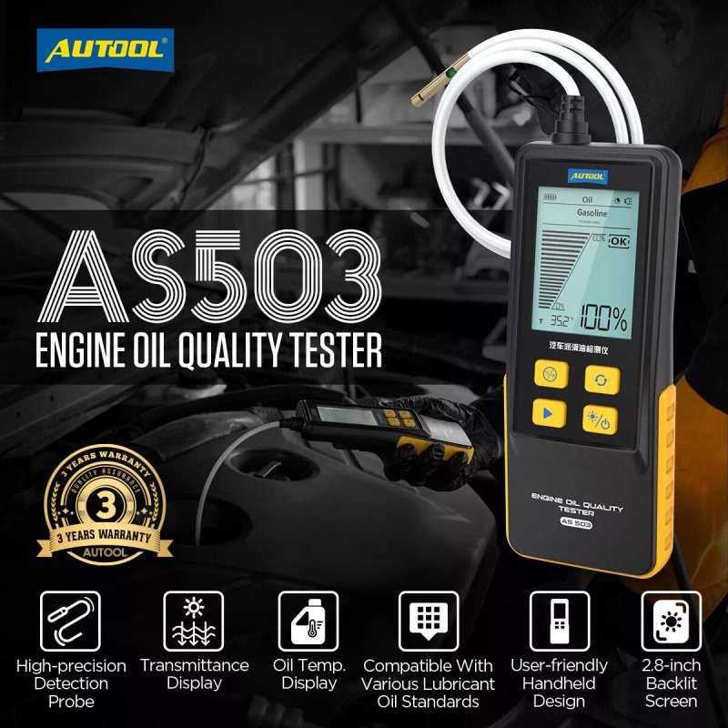 AUTOOL Gasoline Diesel Engine Oil Quality Test Automobile Lubricating Oil