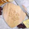 'Ginger Root' Wooden Heart Shaped Chopping/Cutting Board (WB00087353)