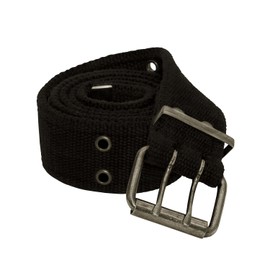 Rothco Vintage Double Prong Buckle Belt – Tactical Utility Uniform Duty Belts (Black, Medium)