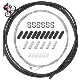 Bicycle Brake Cable Set, Universal Bike Cable Housing Set, Bicycle Cycling Shifter Cable Housing Kit, Bicycle Gear Cable Kit, Bicycle Inner Cable Set for Mountain Road Bike Repair