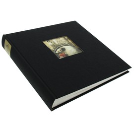 Goldbuch photo album with cut-out, Bella Vista, 25 x 25 cm, 60 white pages with glassine dividers, linen, black, 24897