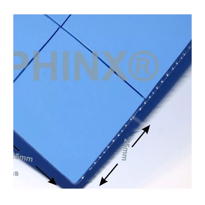 Generic 10x Thermal Silicone Conductive Pad 25x25x2mm For Heatsink Chip