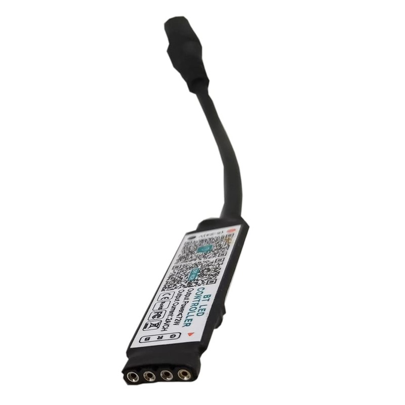 Cleiscry Mini controlador RGB compatible con Bluetooth, tira de luz