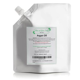 Aceite de argán puro (15 onzas)  Utilizado para productos de belleza y salud, aceite para el cabello, crema para labios, tratamiento para el cabello