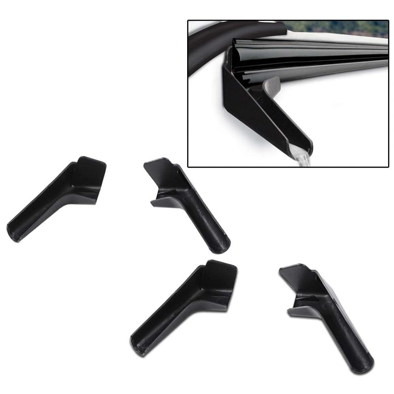 CHEDA Rain Gutter Spout Long Version Trailer MH/RV Black Long