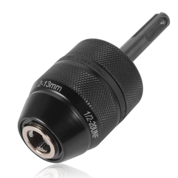 Mesee 2-13MM Keyless Drill Chuck with SDS Plus Adaptor, Professional