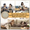 Louis Donné Unstuffed Moroccan Pouf Ottoman Foot Rest Cover Waterproof