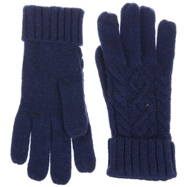 Guantes de invierno para texto, para todos los dispositivos de visualización táctil, smartphones, tabletas, Navy Cable, Talla única