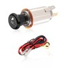 Yourkar - Encendedor de cigarrillos para coche, DC 12 V,