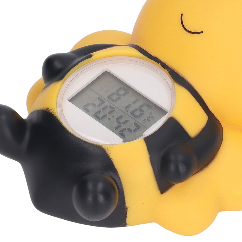 Baby Bath Thermometer Bee Shaped Alarm Function Infant Bath Safety