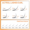 ACTROL Classic Eyelash Extension 0.03mm C Curl 9-16mm Mixed Tray