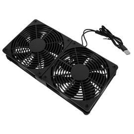 Operitacx USB Kühlventilator für Computer Tragbarer Kompakter Lüfter mit Dualen USB Anschlüssen für Effektive Kühlung Einfache Installation für Pc Gehäuse Geräteüberhitzungsschutz